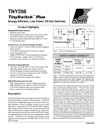 Datasheet TNY256G производства Power Integrations