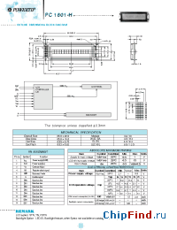 Datasheet PC1601H производства Powertip