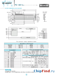 Datasheet PC1601L производства Powertip
