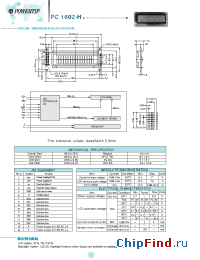 Datasheet PC-1602H производства Powertip