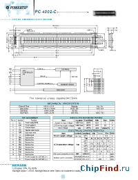 Datasheet PC4002-C производства Powertip