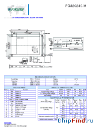 Datasheet PG320240-M производства Powertip