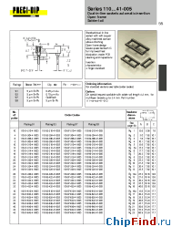 Datasheet 110-91-314-41-005 manufacturer Precid-Dip