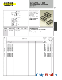 Datasheet 110-93-308-41-801 manufacturer Precid-Dip