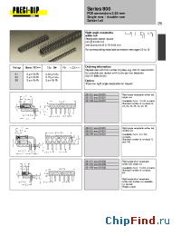 Datasheet 803-91-016-20-001 manufacturer Precid-Dip