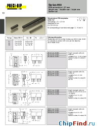 Datasheet 851-93-016-10-001 manufacturer Precid-Dip