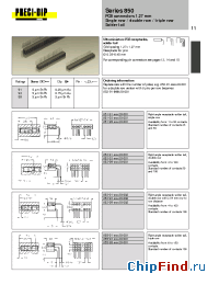 Datasheet 851-93-016-20-001 manufacturer Precid-Dip