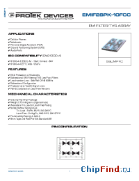 Datasheet EMIF2SPK-10FCC производства Protek