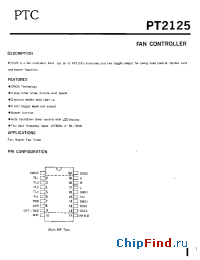 Datasheet PT2125-C4N-NNM1-F производства PTC