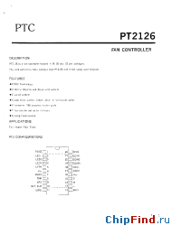 Datasheet PT2126 производства PTC