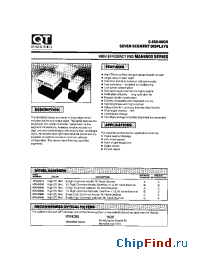 Datasheet MAN6960 manufacturer QT