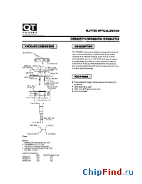 Datasheet OPB865T55 производства QT