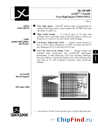 Datasheet QL12x16B-0CG84C производства QuickLogic