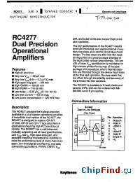 Datasheet RC4277ED производства Raytheon