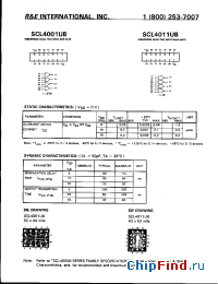 Datasheet SCL4001UBE производства R&E
