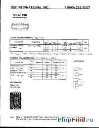 Datasheet SCL4019BC производства R&E