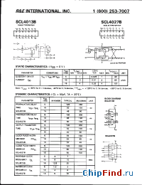 Datasheet SCL4027BE производства R&E