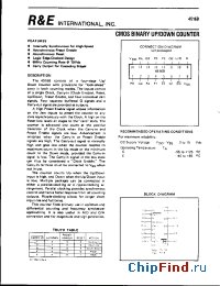 Datasheet SCL4516BC производства R&E