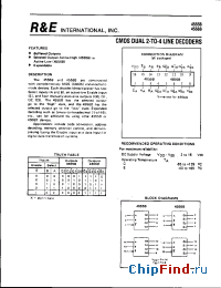 Datasheet SCL4556BC производства R&E