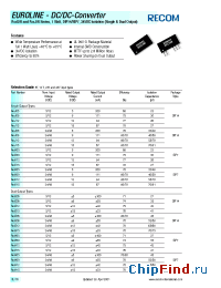 Datasheet R48K15 производства Recom