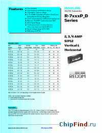 Datasheet R-745.0P производства Recom