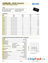 Datasheet RA-1.805D производства Recom