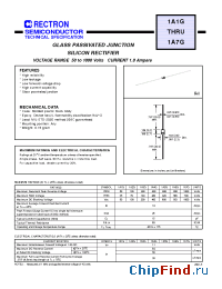 Datasheet 1A1G-B manufacturer Rectron