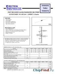 Datasheet 1N4935G-B manufacturer Rectron