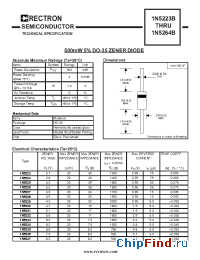 Datasheet 1N5226B-T производства Rectron