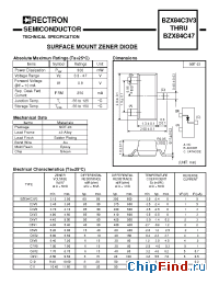 Datasheet BZX84C10-T1 производства Rectron
