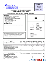 Datasheet DB101S-C производства Rectron