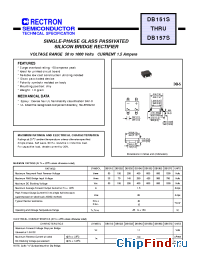 Datasheet DB151S производства Rectron