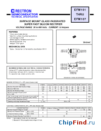 Datasheet EFM103-W производства Rectron