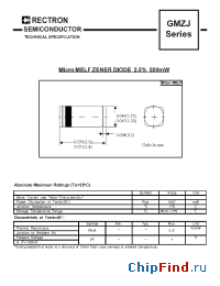 Datasheet GMZJ4.3B производства Rectron