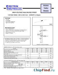 Datasheet R5000-B производства Rectron