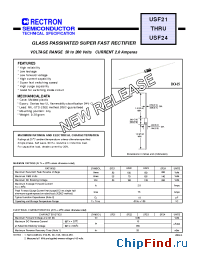 Datasheet USF21-T производства Rectron