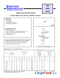 Datasheet Z105-B manufacturer Rectron