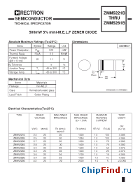 Datasheet ZMM5235B производства Rectron