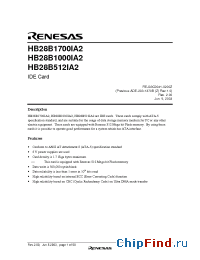 Datasheet HB28B512IA2 производства Renesas