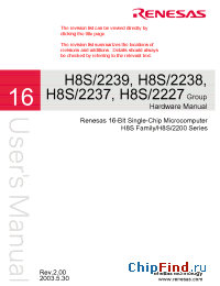Datasheet HD6432225 производства Renesas