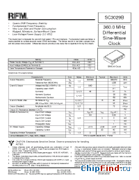 Datasheet SC3029B производства RF Monolithics