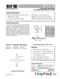 Datasheet NLB-300-T3 производства RFMD