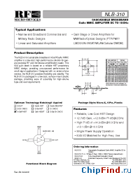 Datasheet NLB-310-T1 производства RFMD