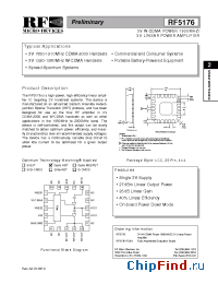 Datasheet RF5176PCBA производства RFMD
