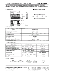 Datasheet PCH163250B manufacturer Rhopoint