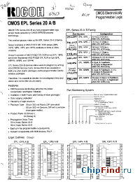 Datasheet EPL10P8 manufacturer RICOH
