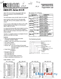 Datasheet EPL12P6 manufacturer RICOH