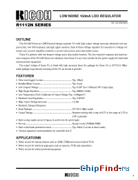 Datasheet R1112N28A-TL manufacturer RICOH