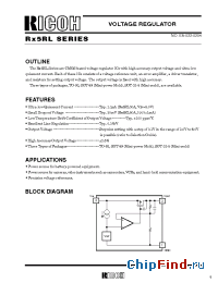 Datasheet Rx5RL30C manufacturer RICOH