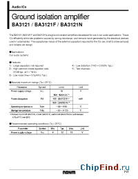 Datasheet BA3121F производства Rohm